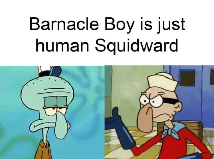 005 squidward barnacle boy meme 135+ Best Squidward Memes of All Time