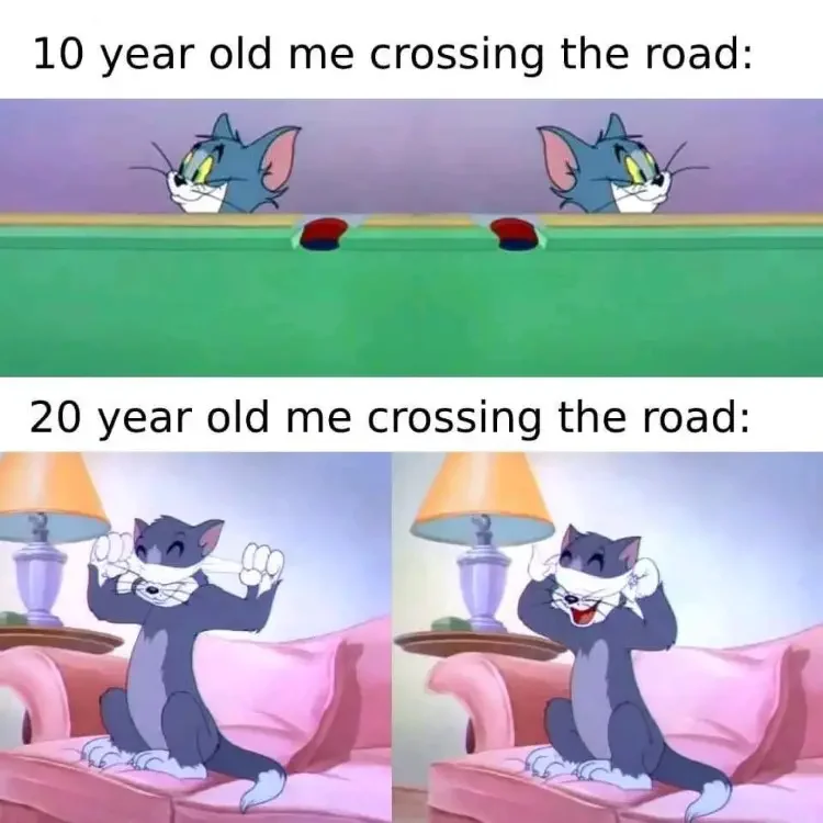 010 tom and jerry crossing the road meme 200+ Best Tom And Jerry Memes
