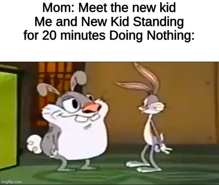 015 bugs meet new kid meme 1 60+ Best Bugs Bunny Memes of All Times