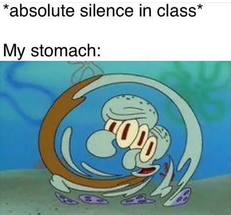 015 my stomach meme 135+ Best Squidward Memes of All Time