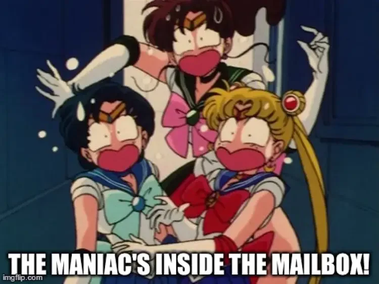 018 sailor moon maniac in mailbox meme 90+ Best Sailor Moon Memes of All Time