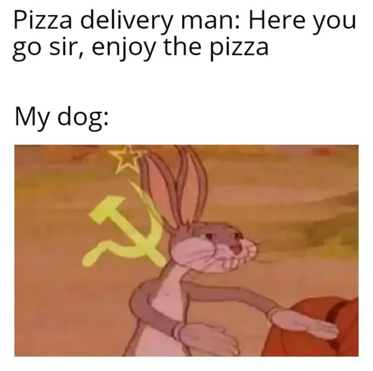 020 bugs pizza delivery meme 60+ Best Bugs Bunny Memes of All Times