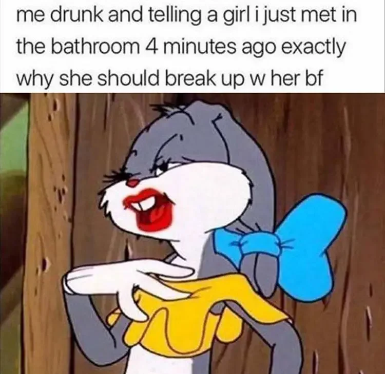024 bugs drunk meme 60+ Best Bugs Bunny Memes of All Times
