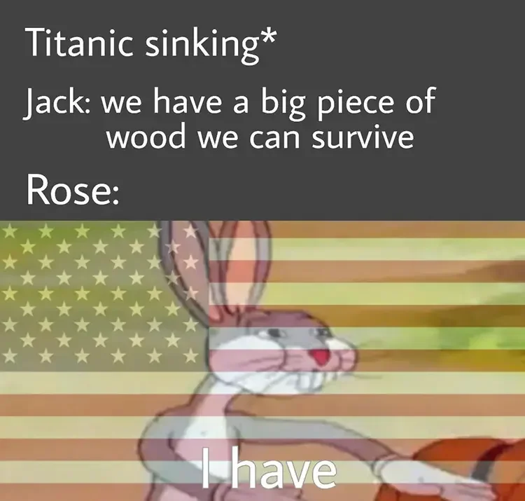 031 bugs titanic sinking meme 60+ Best Bugs Bunny Memes of All Times