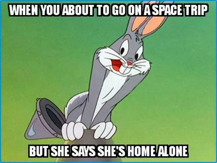 039 bugs space trip meme 60+ Best Bugs Bunny Memes of All Times