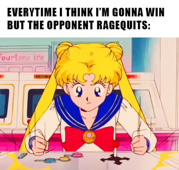 054 sailor moon winning ragequits meme 90+ Best Sailor Moon Memes of All Time