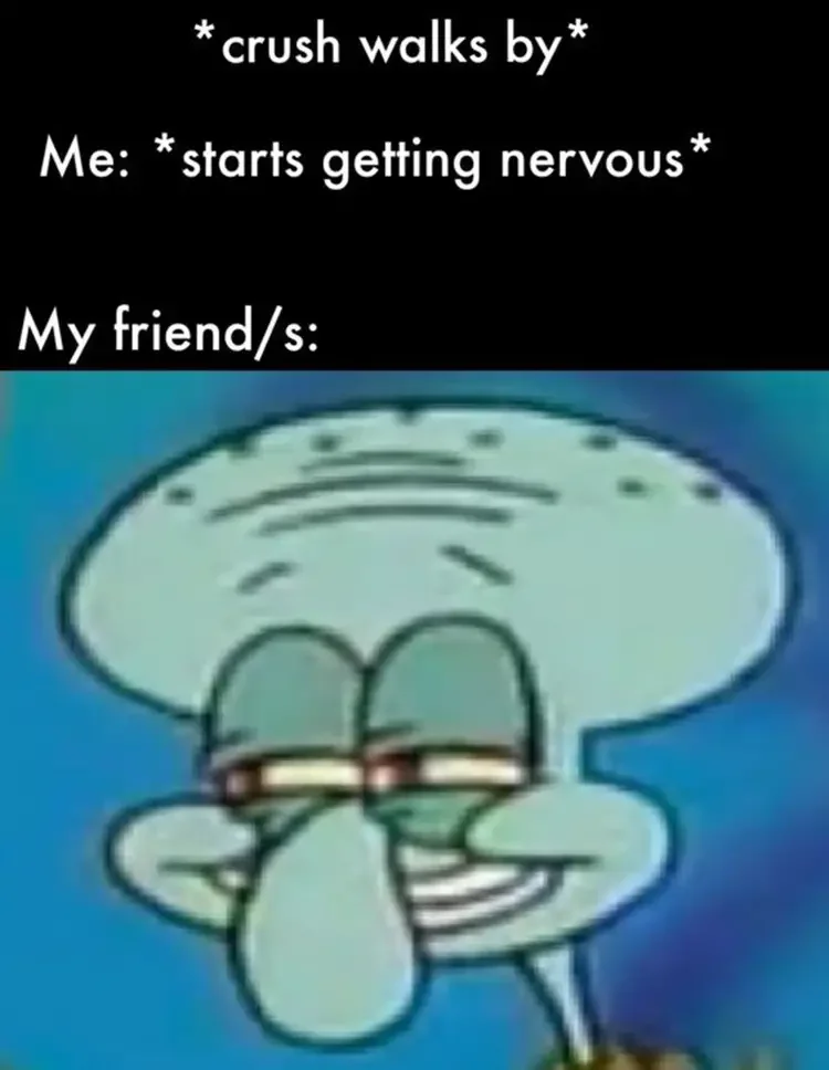 068 getting nervous meme 135+ Best Squidward Memes of All Time