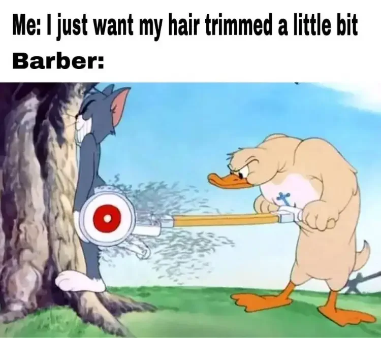 090 tom and jerry barber meme 200+ Best Tom And Jerry Memes