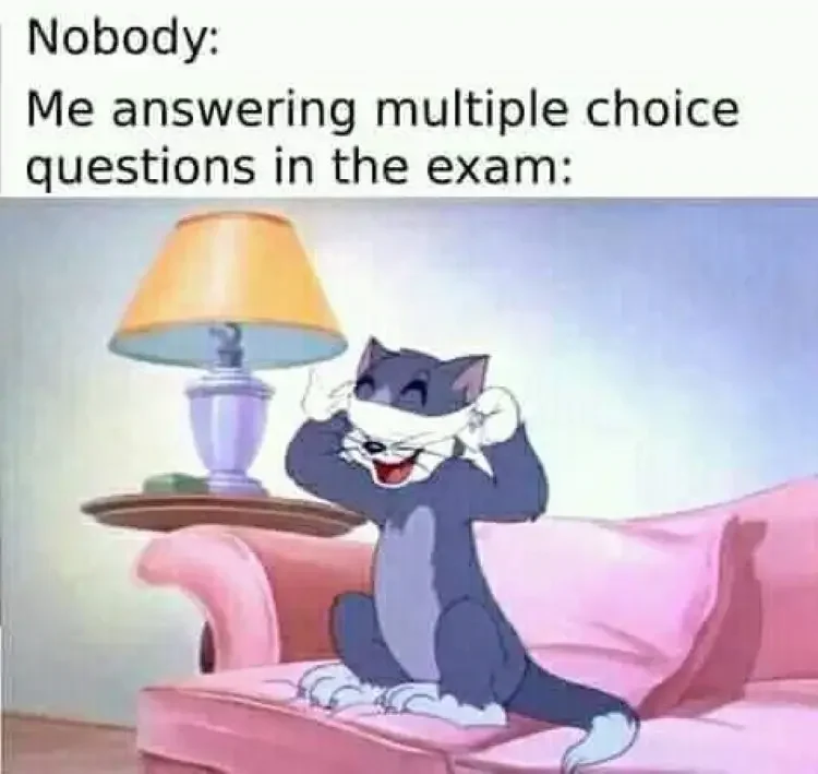157 tom and jerry multiple choice exam meme 200+ Best Tom And Jerry Memes