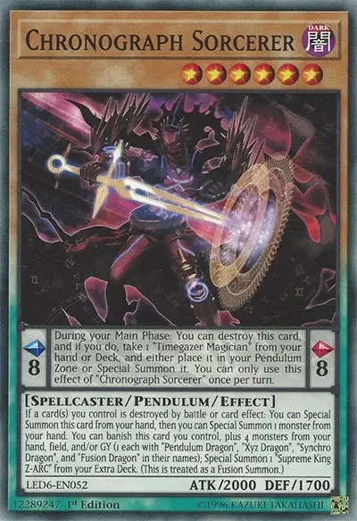 19 chronograph sorcerer ygo card 15 Best Hand-Traps in Yugioh