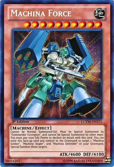 Machina Force 1 15 Most Powerful Monsters in Yugioh