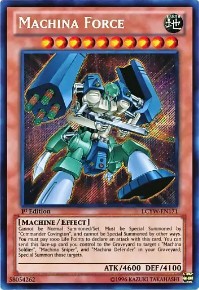 machina force 2 15 Hardest Monsters to Summon in Yugioh