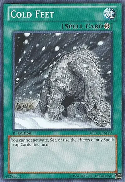 02 cold feet ygo card 1 23 Most Funniest Cards in Yu-Gi-Oh!