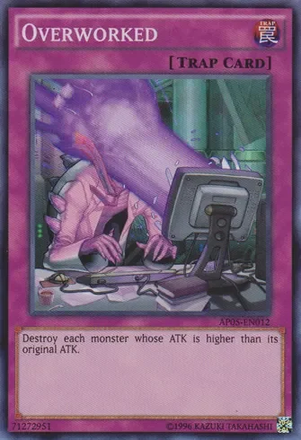 Overworked.png 23 Most Funniest Cards in Yu-Gi-Oh!