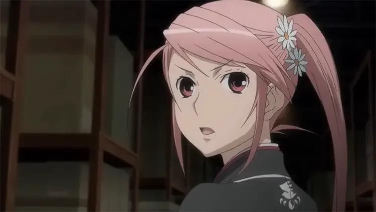 17 benitsubasa sekirei pink haired girl anime screenshot 65+ Cute Pink Haired Anime Girls