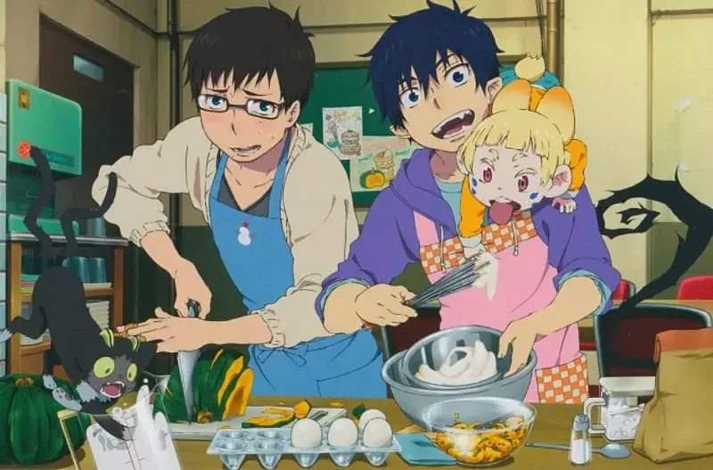 HD wallpaper cooking boys ao no exorcist anime other 18 Best Anime Chefs of All Time