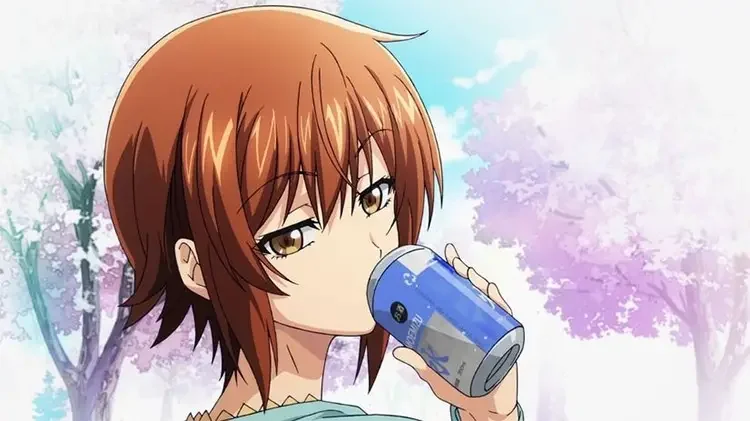 04 grand blue anime girl drinking screenshot 32 Funniest Comedy Anime of All Times