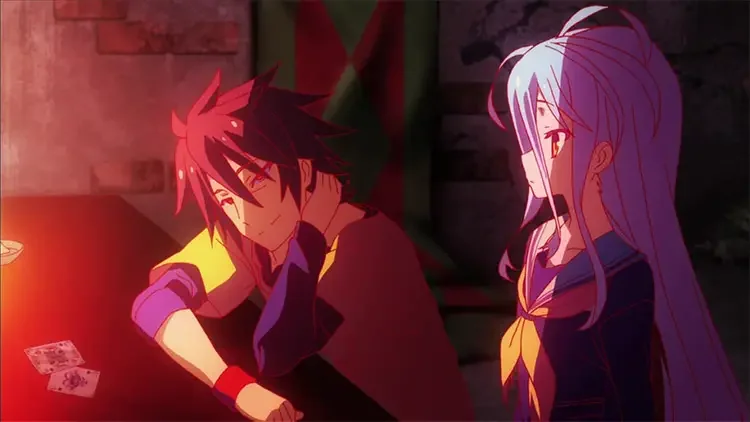 06 no game no life anime 1 25 Best Anime About Video Games & Gamers