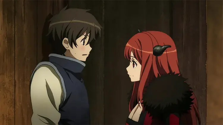 08 hero and demon king in maoyu archenemy and hero screenshot 35 Best Action Romance Anime of All Time