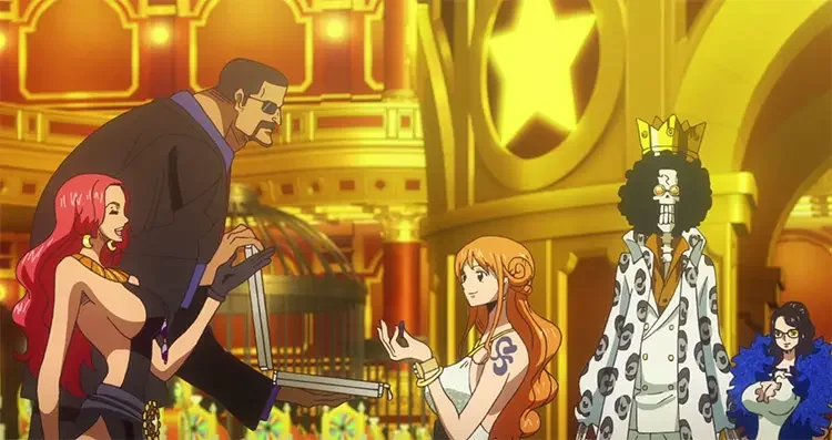 08 one piece film gold screenshot 23 Best Anime About Gambling of All Time