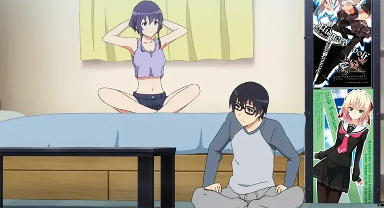 09 saekano how to raise a boring girlfriend anime 45 Best Rom Com Anime You Need to Watch