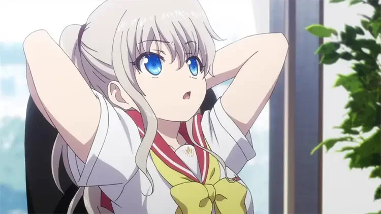 26 nao tomori bungo charlotte anime 47 Beautiful White Hair Anime Girls