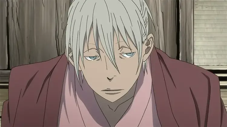33 yaichi house of five leaves anime 24 Coolest White Hair Anime Boys of All Time