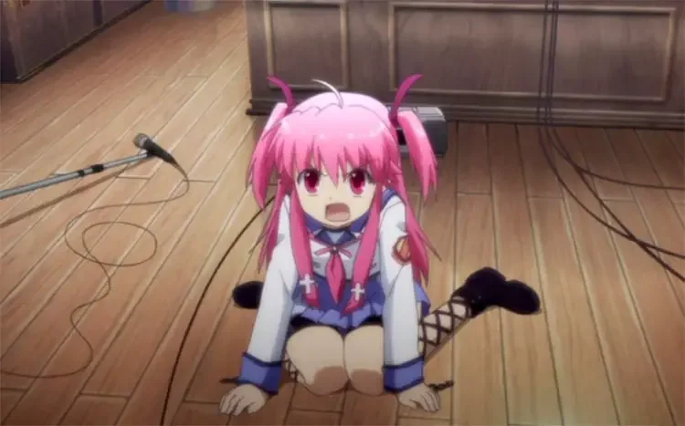 45 yui angel beats cutest pink haired girl anime screenshot 65+ Cute Pink Haired Anime Girls