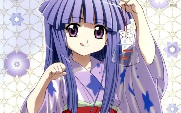 Rika Furude 45 Best Purple Hair Anime Girls of All Time