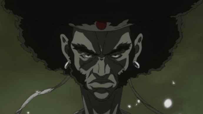 scary anime characters afro samurai afro 18 Best Scary Anime Characters of All Time