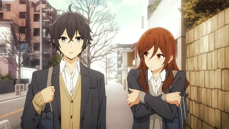 01 horimiya anime screenshot 35 Best High School Romance Anime Series & Movies