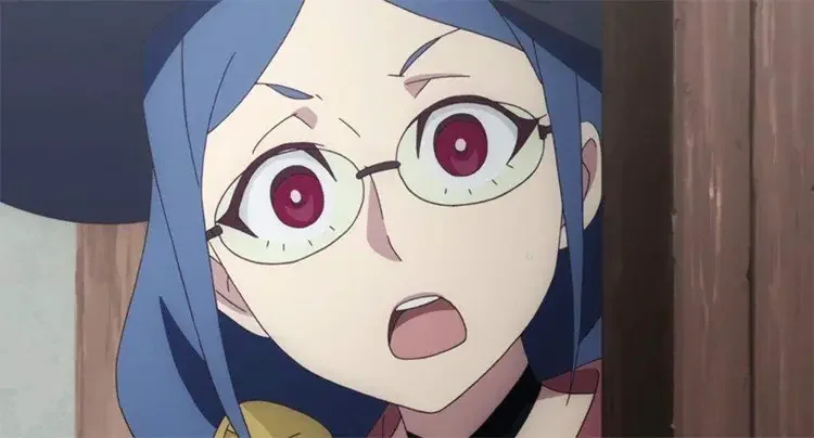 01 ursula callistis little witch academia anime 35 Cute Anime Girls With Glasses