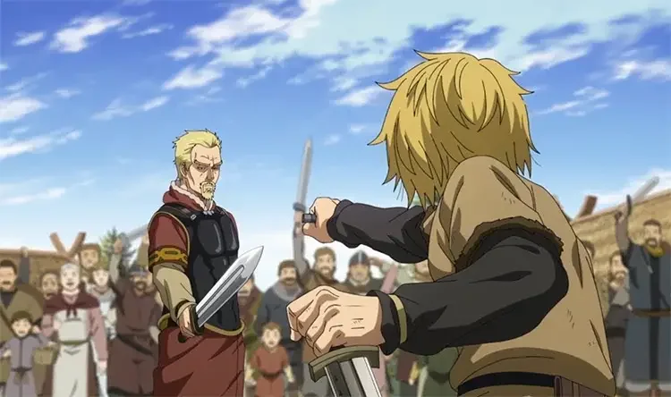 01 vinland saga war battle screenshot 40 Best Military & War Anime Series & Movies