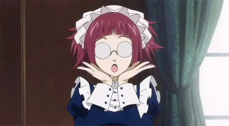 03 mey rin black butler anime screenshot 35 Cute Anime Girls With Glasses