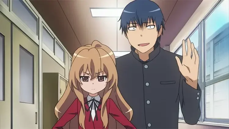 05 toradora anime screenshot 35 Best High School Romance Anime Series & Movies