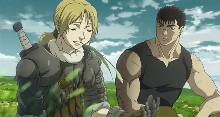 08 berserk golden arc war screenshot anime 40 Best Military & War Anime Series & Movies