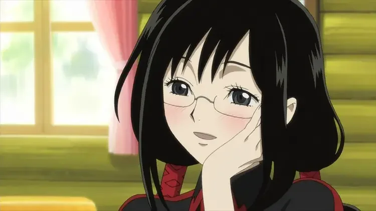10 saya kisaragi blood c anime 35 Cute Anime Girls With Glasses