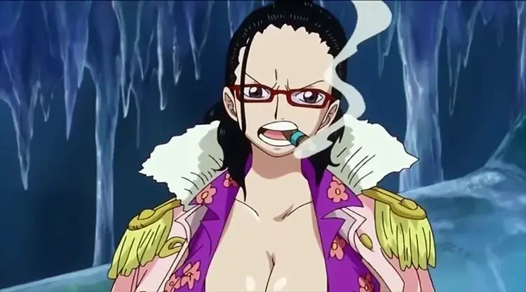 11 tashigi one piece anime screenshot 35 Cute Anime Girls With Glasses