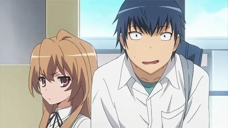 12 taiga aisaka and ryuuji takasu toradora anime 38 Cute Anime Couples With the Strongest Bonds