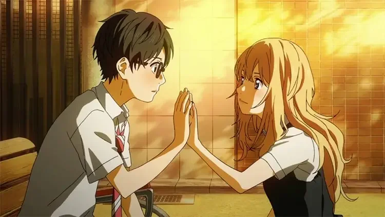 17 your lie in april anime screenshot 35 Best High School Romance Anime Series & Movies