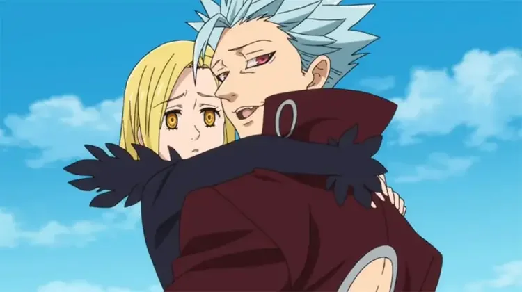 21 ban and elaine the seven deadly sins anime 38 Cute Anime Couples With the Strongest Bonds
