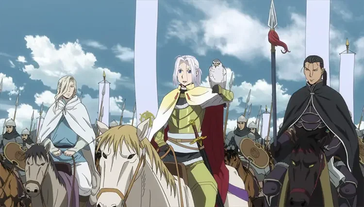 23 arslan senki anime screenshot 40 Best Military & War Anime Series & Movies
