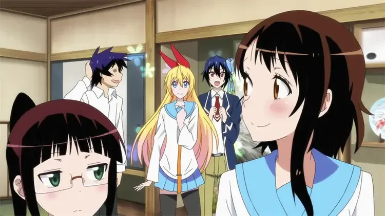 24 nisekoi anime screenshot 35 Best High School Romance Anime Series & Movies