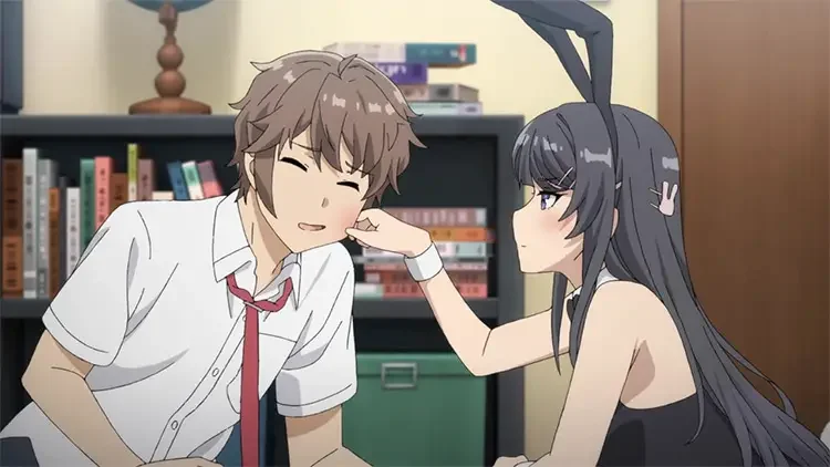 25 rascal does not dream of bunny girl senpai anime screenshot 35 Best High School Romance Anime Series & Movies