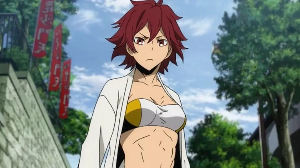 Mikage Sharaku from Durarara 28 Best Muscular Anime Girls of All Time