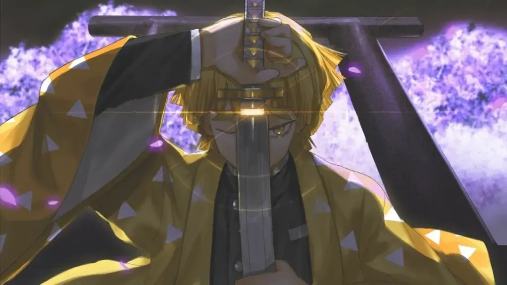 Zenitsu and Yellow Sword All Demon Slayer Nichirin Sword Colors & Meanings