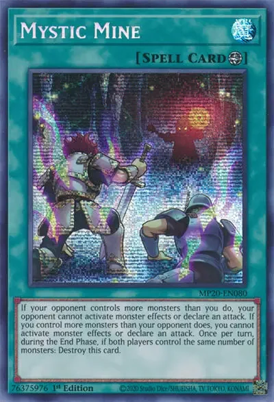01 mystic mine yugioh card 1 18 Best Yu-Gi-Oh Cards That Stop Attacks