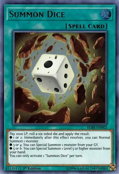 01 summon dice card yugioh 17 Best Dice Roll Cards in Yu-Gi-Oh!