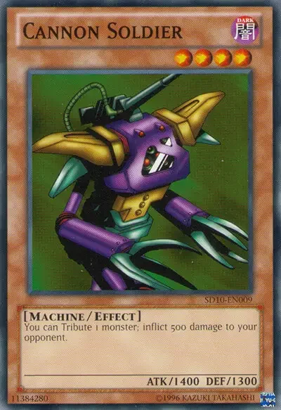 02 cannon soldier card yugioh 1 Best OTK Cards in Yu-Gi-Oh!