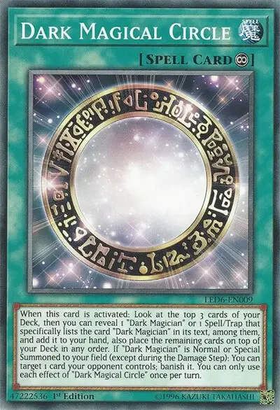 02 dark magical circle card yugioh 1 12 Best Dark Magician Support Cards in Yu-Gi-Oh!